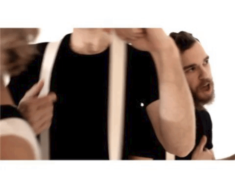 suspenders playing GIF