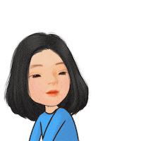 Tired Girl Sticker