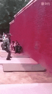 training wall border GIF