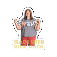 rickracktextiles sewing fabric me made rick rack textiles Sticker