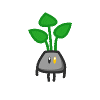 StudioCampo bird tree banana paradise Sticker