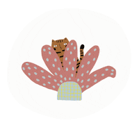 manard love cat gift tiger Sticker