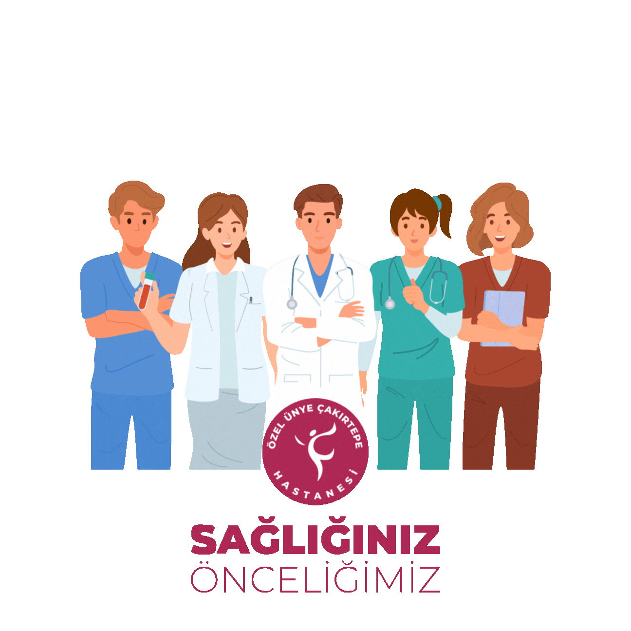 Health Hospital Sticker by cakirtepehospital