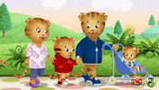 pbskids kids family walking tiger GIF