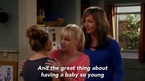 season 1 a pee stick and an asian raccoon GIF by mom