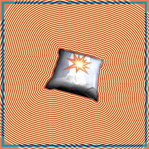 williamwolfgangwunderbar moire wiwowu collaboration with ortensio lando perfect users pillow fight GIF