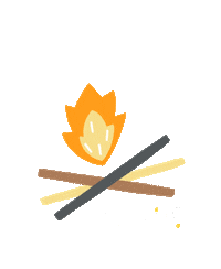 Fire Burn Sticker by Bumkins Baby