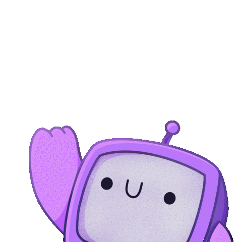 Picnocline giphyupload cute robot waving robot picnocline Sticker