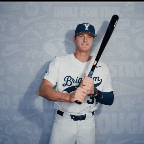 Brigham Young Byu Baseball GIF by BYU Cougars