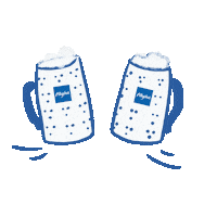 Beer Cheers Sticker by Allgäu GmbH