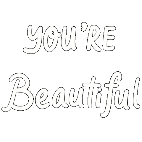 Youre Beautiful Love Yourself Sticker