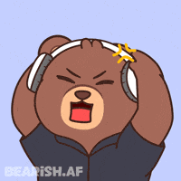 Angry Teddy Bear GIF by BEARISH