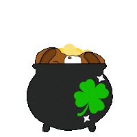 St Patricks Day Dogs Sticker