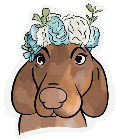 Dog Sticker by Pablosaurus