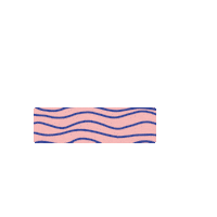 niyustudio pink blue aesthetic tape Sticker