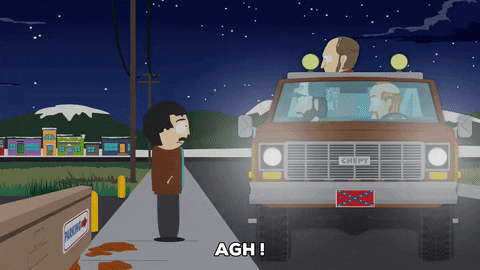 scared run GIF by South Park 