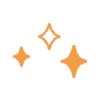 Orange Sparkling Sticker
