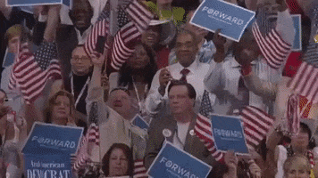 barack obama crowd GIF by Obama
