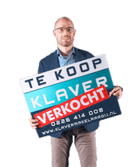 Makelaar Sticker by Klaver Makelaardij