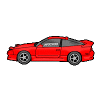 Drifting Nissan Silvia Sticker by ImportWorx