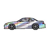 Drifting Nissan Silvia Sticker by ImportWorx