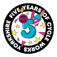 Birthday Mtb Sticker by Cycle Works Yorkshire
