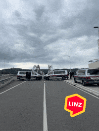 Police Road GIF by Linz News