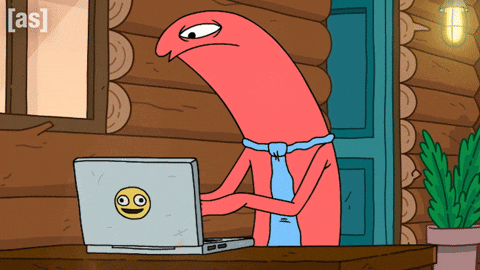 Typing Working GIF by Adult Swim