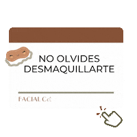 FACIALCOMPANY beauty skincare facial recordatorio Sticker