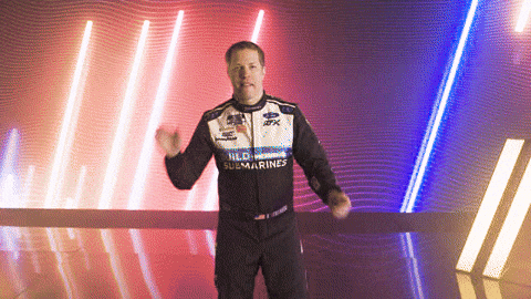 Brad Keselowski Clap GIF by NASCAR