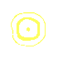 Pixel Dripping Sticker