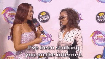 Red Carpet Ive Been Stalking You On The Internet GIF by FOX Teen Choice