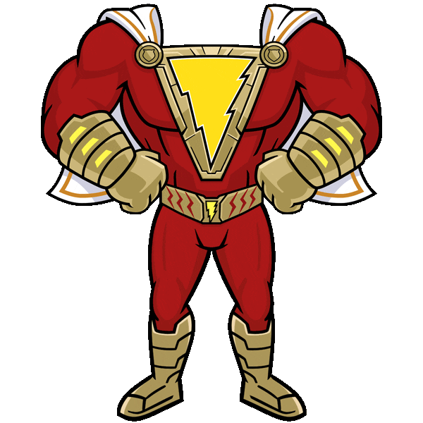 Hero Wearing Sticker by Shazam! Fury of the Gods