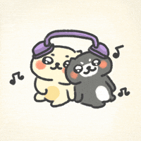 Headphone Listen Together GIF