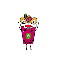 projectspetite happy dance jump chinese new year Sticker