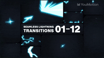 Seamless Lightning Transitions 01 12 | Video |You Motion