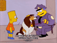 bart simpson dog GIF