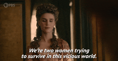 Two Women Trying to Survive