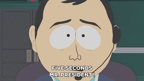 debate pressure GIF by South Park 