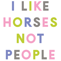 Horse Pony Sticker by dapplebay