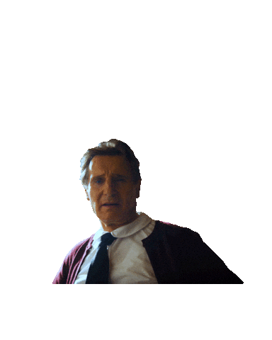 Liam Neeson Sticker by The Naked Gun Movie