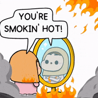 Fire Smoking GIF
