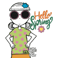 Happy Flowers Sticker