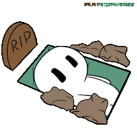 Im Dead Cracking Up Sticker by Playgigaverse