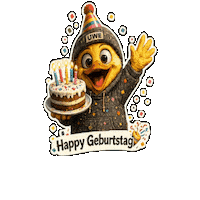 Party Birthday Sticker