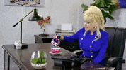 dolly parton tea GIF by London Theatre Direct