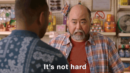 its not hard GIF by Kim's Convenience