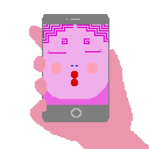 facetime kiss Sticker by Norka Ivanov