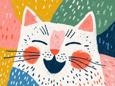 Cat Wow GIF by Clemens Posch