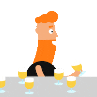 Animaak music animation friends beer Sticker